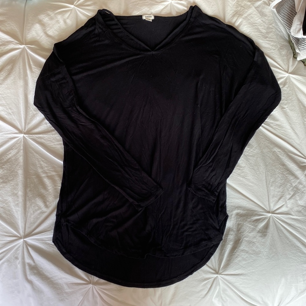 Black long sleeve shirt